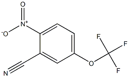 2-硝基-5-三氟甲氧基苯腈 结构式