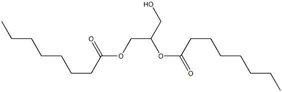 甘油二辛酸酯 结构式