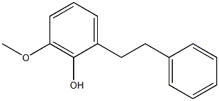 2-羟基-3-甲氧基联苄 结构式