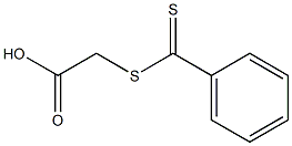 2-巯基-S-硫代苯甲酰乙酸 结构式