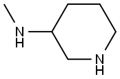 3-甲氨基哌啶 结构式