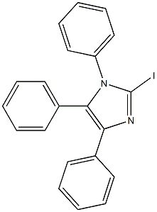 2-碘-1-三苯基-1H-咪唑 结构式