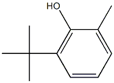 6-叔丁基邻甲酚 结构式