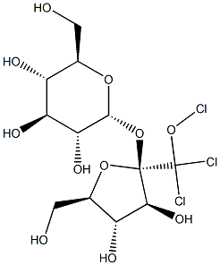 三氯代蔗糖 结构式