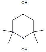 4-羟基-2,2,6,6-四甲基-1-哌啶醇 结构式