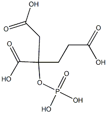 2-磷酸丁烷-1,2,4-三羧酸 结构式