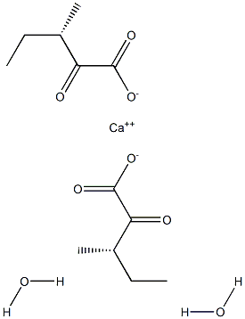 2-酮基异亮氨酸钙二水物 结构式