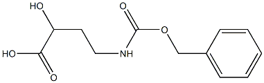 4-苄氧羰基氨基-2-羟基丁酸 结构式