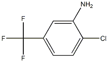 3-胺基-4-氯三氟甲苯 结构式