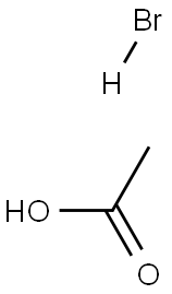氢溴酸醋酸溶液 结构式