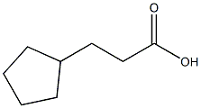 3-环戊烷基丙酸 结构式