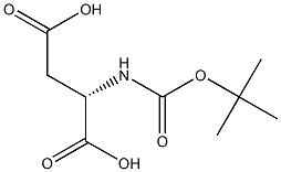 BOC-天冬氨酸 结构式