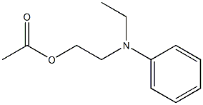 N-乙基-N-乙酰氧乙基苯胺 结构式