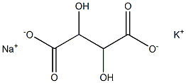 DL酒石酸钾钠 结构式