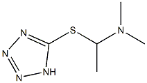 1-二甲氨基乙基-1,2,3,4-四氮唑-5-硫醇 结构式