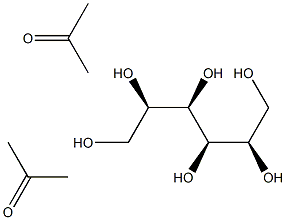 甘露糖醇二丙酮 结构式