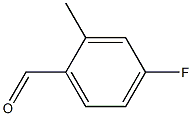 2-甲基-4-氟苯甲醛 结构式