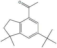 1,1-二甲基-4-乙酰基-6-特丁基茚满 结构式