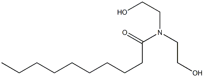 癸酰二乙醇胺 结构式