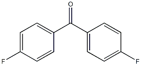 4,4'-Difluorodiphenylmethanone 结构式