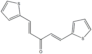 1,5-BIS-(2-THIENYL)-1,4-PENTADIEN-3-ONE,98% 结构式