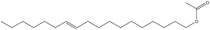 CIS,TRANS-11-OCTADECENYL ACETATE 结构式