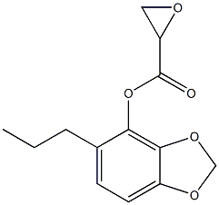 ETHYL-2-PIPERONYL GLYCIDATE 结构式