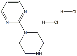 1-(2-pyrimidinyl)piperazine dihydrochloride 结构式