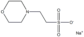 2-(N-morpholino)ethanesulfonic acid sodium sallt 结构式