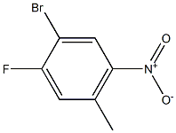 3-fluoro-4-bromo-6-nitrotoluene 结构式