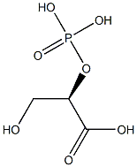 (2R)-3-hydroxy-2-phosphonooxy-propanoic acid 结构式