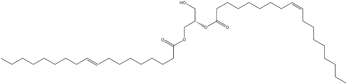 1,2-di-(9Z-octadecenoyl)-sn-glycerol 结构式