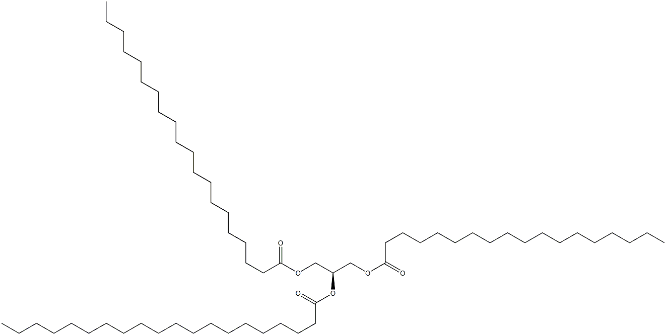 1-octadecanoyl-2,3-dieicosanoyl-sn-glycerol 结构式