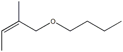 1-Butoxy-2-methyl-2-butene (Z)- 结构式