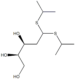 2-Deoxyribose diisopropylmercaptal 结构式