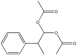2-Phenyl-propane-1,1-diol diacetate 结构式