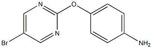 4-[(5-BROMOPYRIMIDIN-2-YL)OXY]ANILINE 结构式