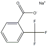 Sodium 2-(trifluoromethyl)benzoate 10% solution 结构式