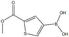 Methyl 4-boronothiophene-2-carboxylate 结构式