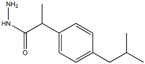 2-[4-(Isobutyl)phenyl]propionyl hydrazide 95% 结构式