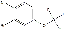 1-BROMO-2-CHLORO-5-(TRIFLUOROMETHOXY)BENZENE 结构式