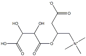 L-CARNITIN TARTRATE 结构式