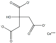 檸檬酸亞鈰 结构式