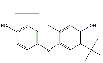 硫化二(2-甲-4-羥-5-三級丁苯) 结构式