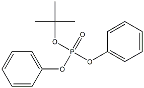 磷酸聯二苯酯三級丁酯 结构式
