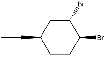 反3-順-4-二溴三級丁環己烷 结构式