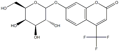 4-trifluoromethylumbelliferylgalactopyranoside 结构式