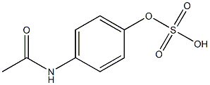 4-acetylaminophenyl sulfate 结构式