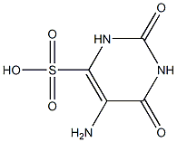 5-aminouracil-6-sulfonic acid 结构式