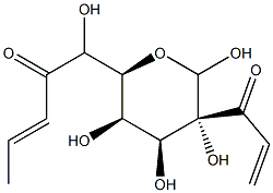 2,6-diacryloyl-beta-methylgalactopyranoside 结构式